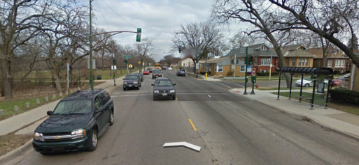 New traffic lights and markings at Foster and Kostner