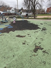 Repair Playground Surface at Sauganash Park