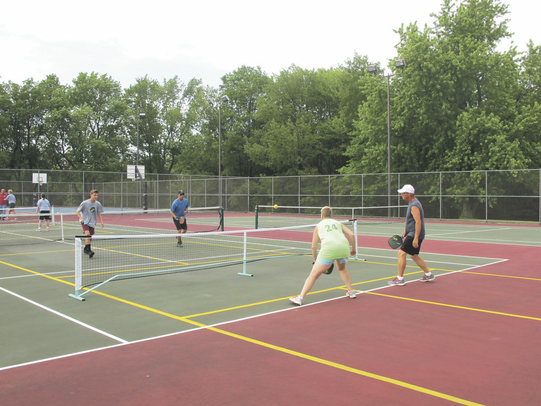 Add Pickleball Court Striping within Peterson Park Tennis Facilities