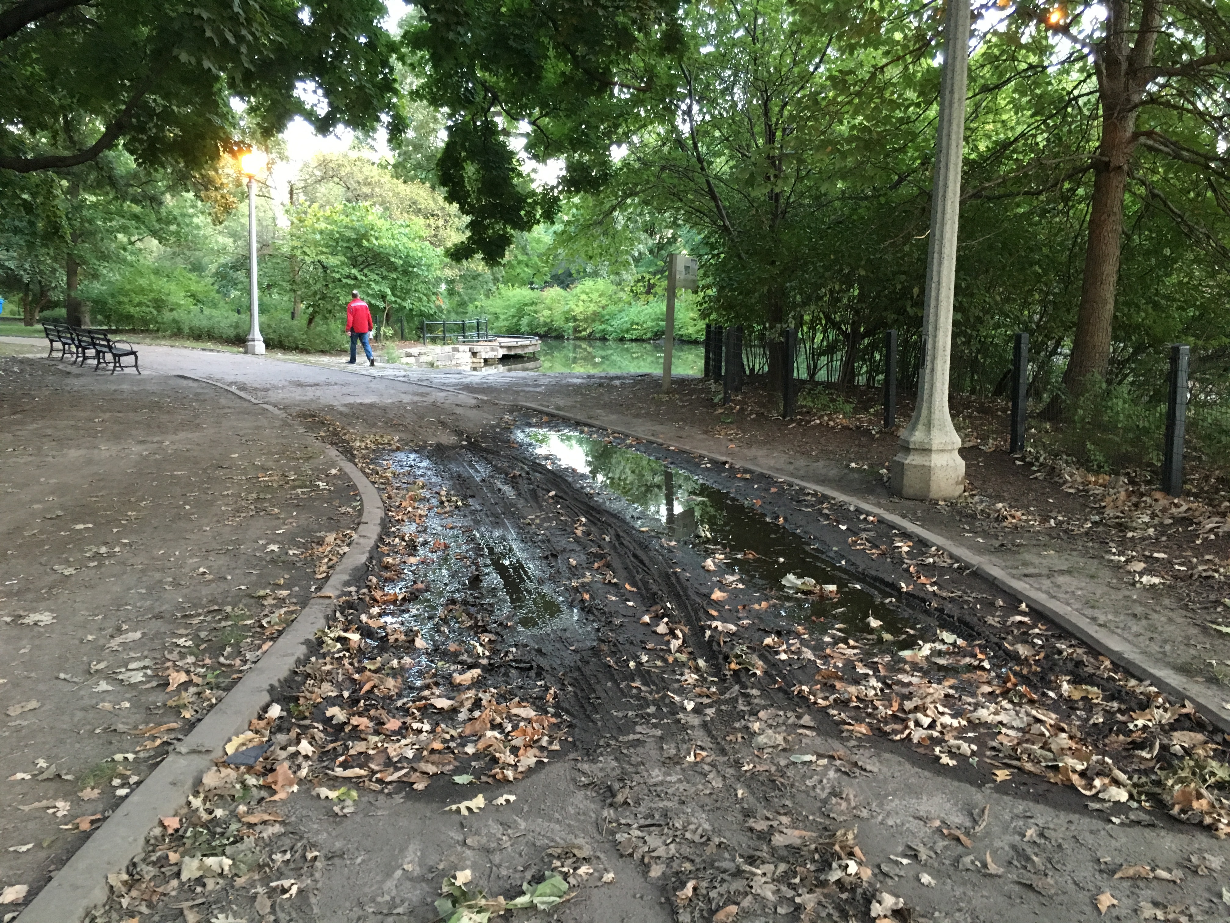 Gompers Park Flooded Paths Repair